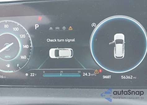 2022 Hyundai Tucson Sel z USA, uszkodzony, nr VIN 5NMJFCAE9NH008667